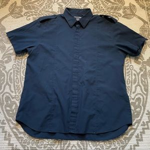 H&M Short Sleeve Button Down Short Sz XL